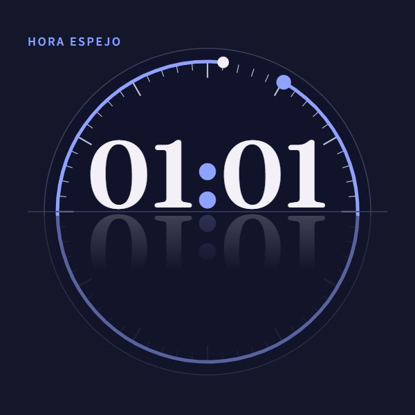 Hora espejo 01:01