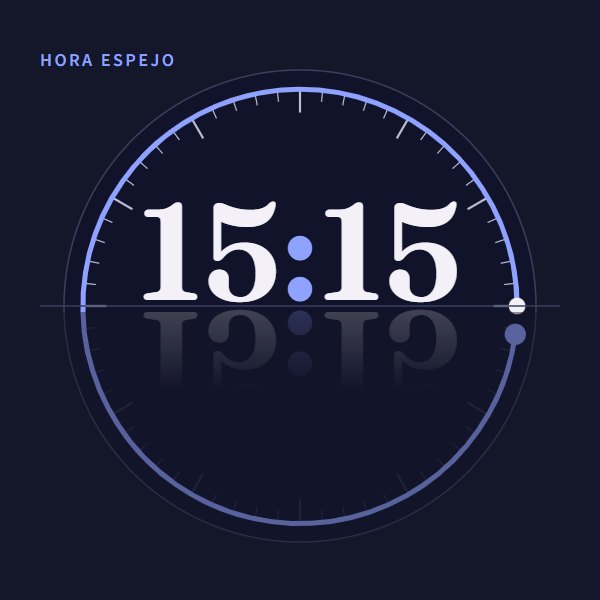 Hora espejo 15:15