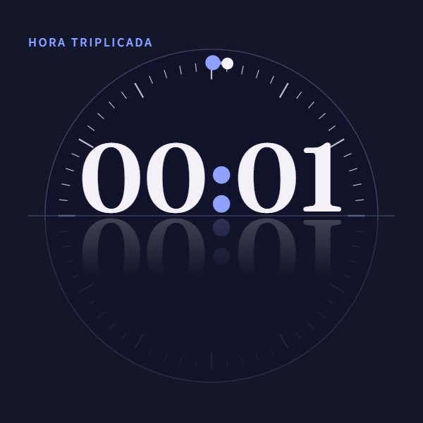 Hora triplicada 00:01