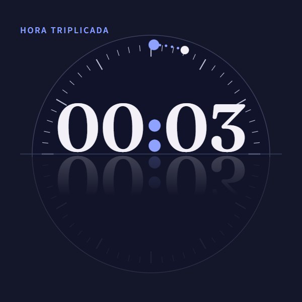 Hora triplicada 00:03