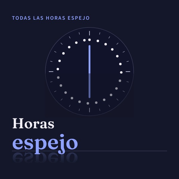 Horas espejo: Qué significan, de la 00:00 a la 23:23